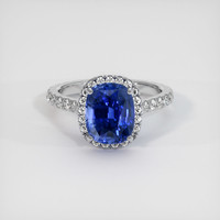 3.47 Ct. Sapphire Ring, Platinum 950 1