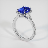 3.47 Ct. Sapphire Ring, Platinum 950 2