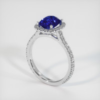 1.95 Ct. Sapphire Ring, Platinum 950 2
