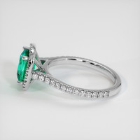 1.55 Ct. Emerald Ring, Platinum 950 4