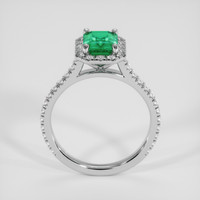 1.46 Ct. Emerald Ring, Platinum 950 3