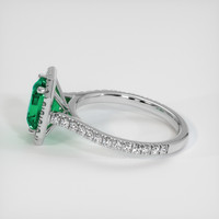 1.51 Ct. Emerald Ring, Platinum 950 4