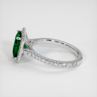 1.69 Ct. Emerald Ring, Platinum 950 4