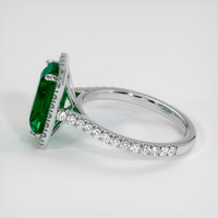 2.77 Ct. Emerald Ring, Platinum 950 4