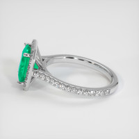 1.67 Ct. Emerald Ring, Platinum 950 4