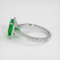 1.47 Ct. Emerald Ring, Platinum 950 4