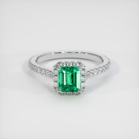 0.80 Ct. Ruby   Ring, Platinum 950 1