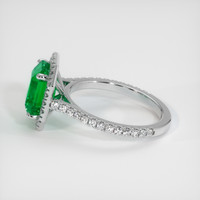 3.22 Ct. Emerald Ring, Platinum 950 4