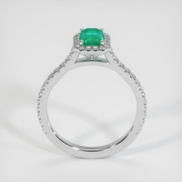 0.46 Ct. Emerald Ring, Platinum 950 3
