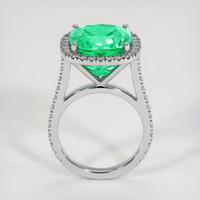 9.93 Ct. Emerald Ring, Platinum 950 3