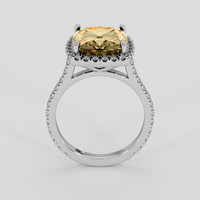 4.53 Ct. Multi Color Tourmaline Ring, Platinum 950 3