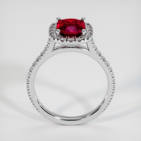 2.05 Ct. Ruby Ring, Platinum 950 3