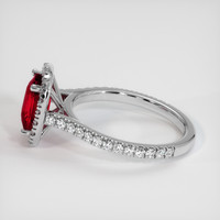 2.05 Ct. Ruby Ring, Platinum 950 4