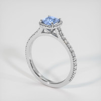 1.06 Ct. Sapphire Ring, Platinum 950 2