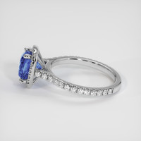 2.05 Ct. Blue Sapphire Ring, Platinum 950 4