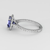 2.75 Ct. Blue Sapphire Ring, Platinum 950 4