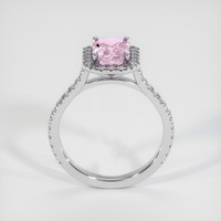 2.10 Ct. Pink Sapphire Ring, Platinum 950 3