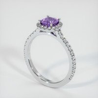 1.06 Ct. Sapphire Ring, Platinum 950 2