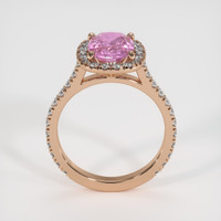1.99 Ct. Pink Sapphire Ring, 14K Rose Gold 3