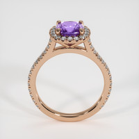 1.15 Ct. Sapphire Ring, 14K Rose Gold 3
