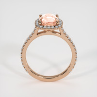2.33 Ct. Padparadscha Sapphire Ring, 14K Rose Gold 3