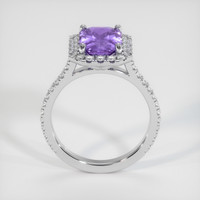 2.67 Ct. Purple Spinel Ring, 10K White Gold 3