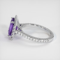 2.67 Ct. Purple Spinel Ring, 10K White Gold 4