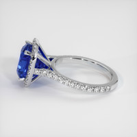 5.69 Ct. Sapphire Ring, 14K White Gold 4