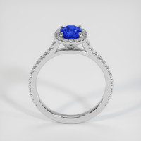 1.27 Ct. Blue Sapphire Ring, 14K White Gold 3