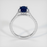 1.18 Ct. Blue Sapphire Ring, 14K White Gold 3