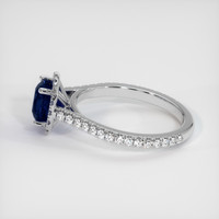1.18 Ct. Sapphire Ring, 14K White Gold 4