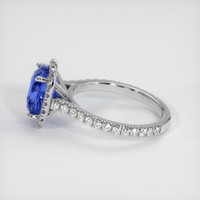 4.12 Ct. Sapphire Ring, 14K White Gold 4