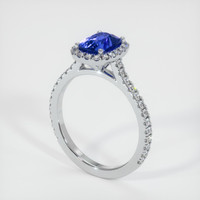 1.80 Ct. Sapphire Ring, 14K White Gold 2