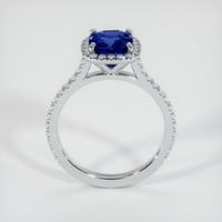 2.46 Ct. Sapphire Ring, 14K White Gold 3