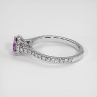 0.67 Ct. Sapphire Ring, 14K White Gold 4