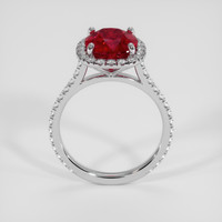 5.12 Ct. Ruby Ring, 14K White Gold 3