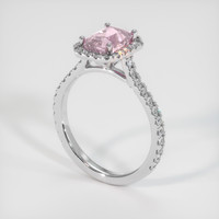2.15 Ct. Sapphire Ring, 14K White Gold 2