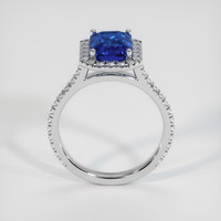 3.10 Ct. Sapphire Ring, 14K White Gold 3