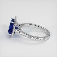 3.10 Ct. Sapphire Ring, 14K White Gold 4