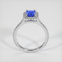1.21 Ct. Blue Sapphire Ring, 14K White Gold 3