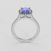 2.07 Ct. Violet Sapphire Ring, 14K White Gold 3