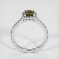0.97 Ct. Sapphire Ring, 14K White Gold 3