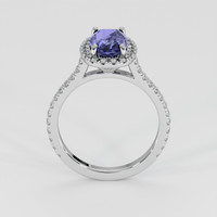 2.41 Ct. Violet Sapphire Ring, 14K White Gold 3