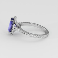 2.41 Ct. Violet Sapphire Ring, 14K White Gold 4
