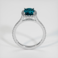 2.61 Ct. Sapphire Ring, 14K White Gold 3