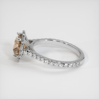 1.59 Ct. Sapphire Ring, 14K White Gold 4