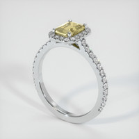 1.02 Ct. Sapphire Ring, 14K White Gold 2