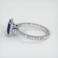 1.24 Ct. Sapphire Ring, 18K White Gold 4