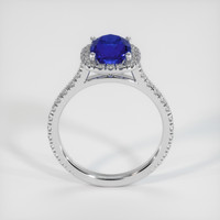 1.95 Ct. Blue Sapphire Ring, 18K White Gold 3