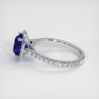 1.95 Ct. Blue Sapphire Ring, 18K White Gold 4